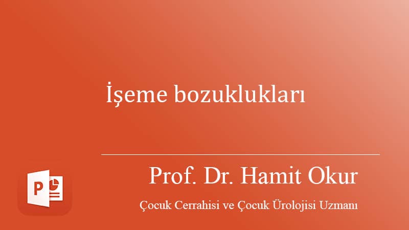 İşeme bozuklukları