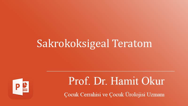Sakrokoksigeal Teratom